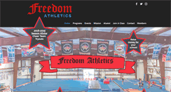 Desktop Screenshot of freedom-athletics.com